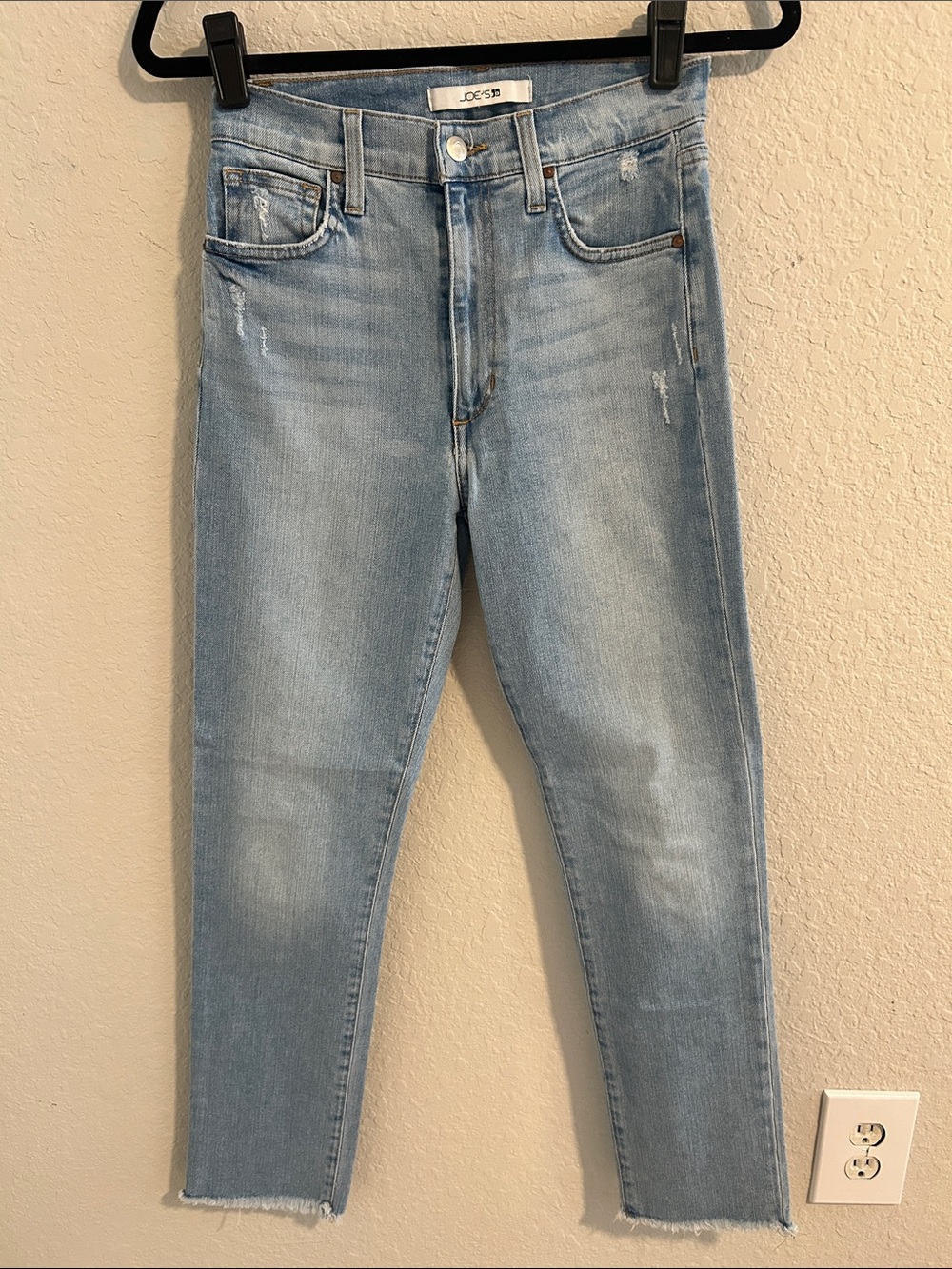 Joe’s Jeans High Rise Straight Ankle Jeans W26 Light Blue Wash